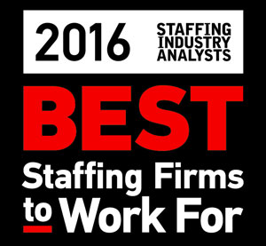 Best Staffing firm to work for award
