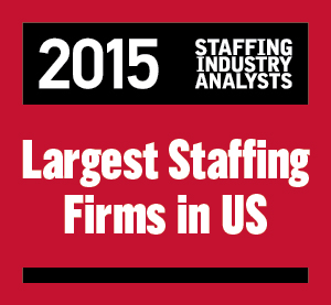 2015 SIA Largest Staffing logo